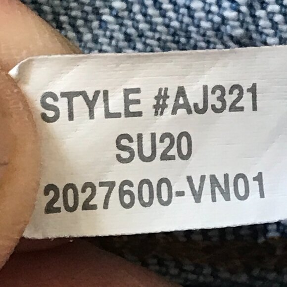 Madewell Perfect Vintage Crop Jean Women size 25P Blue Distressed Raw Hem Grunge - Picture 14 of 14